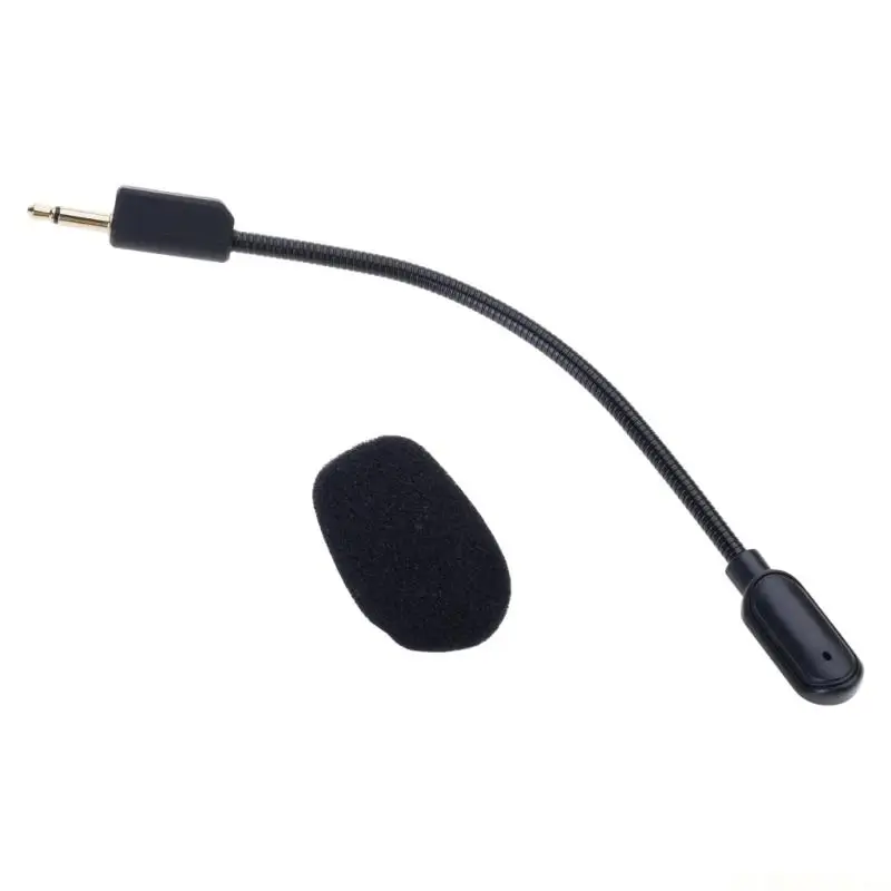 E56B High Sensitivity Gaming Microphone with Bendable Metal Hose for V2 V2pro Headsets Microphone Clearly Voice Capturing