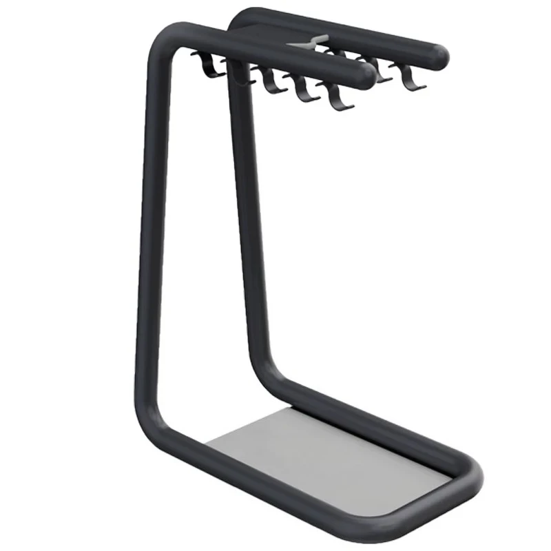Stainless Steel Fitness Parts Storage Rack for Squat Bench Press Straight Bar