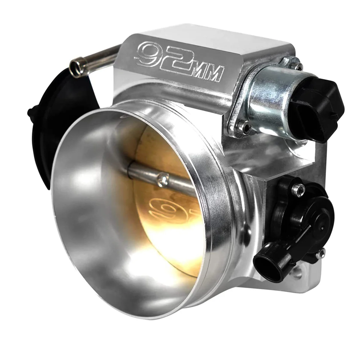 Silver 92mm Throttle Body for LSX LS LS1 LS2 LS7 Corvette