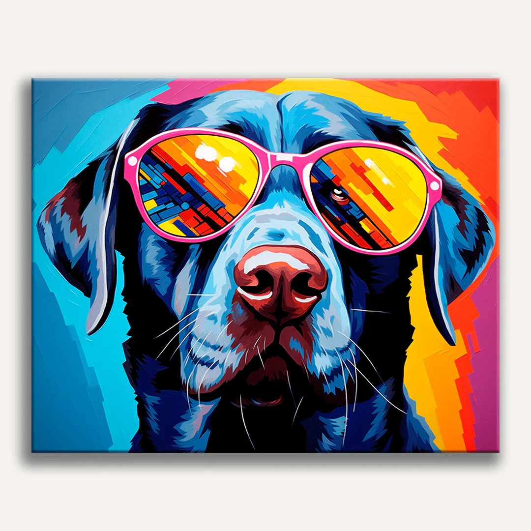 

500/1000/1200 PCS Jigsaw Puzzle Animal Dog Canine Shades Home Family Activity Games for Gameroom Bedroom Home Decor Frameless