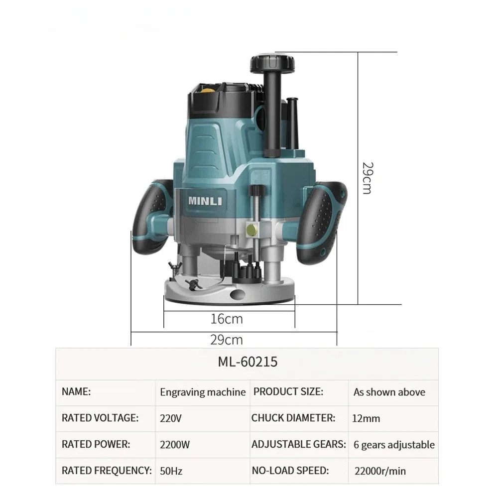 Engraving Machine Woodworking Slotting  Multi-function Trimming  Keyhole Yenoning Tool Electric Wood Mimi Engraver CNC Milling