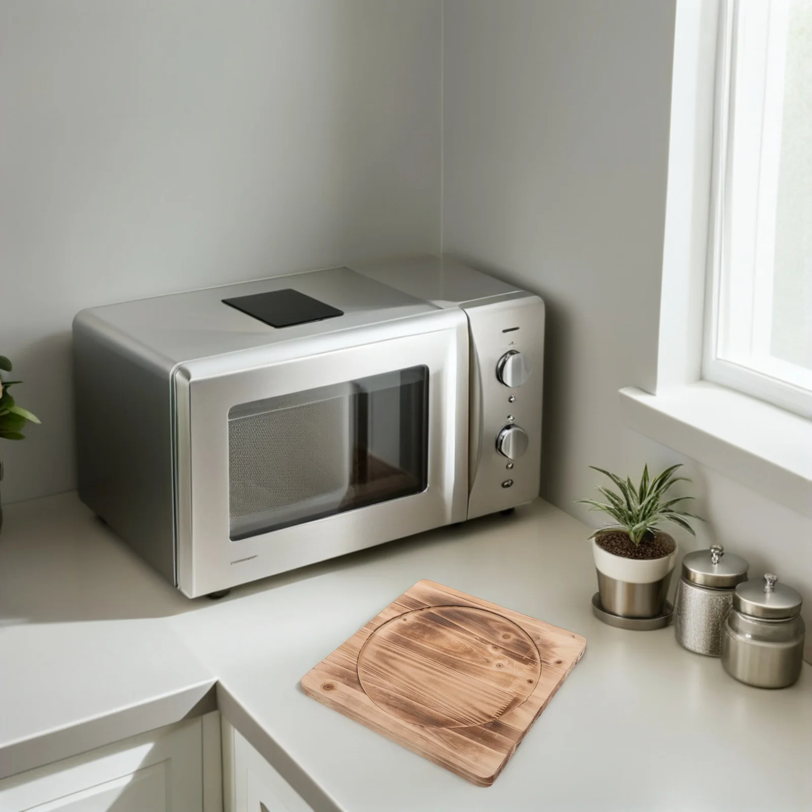 

Wooden Trivet Pad Heat Resistant Non-Slip Stove Insulation For Hot Pots Dining Table Protector Kitchen Countertop Mat Bbq