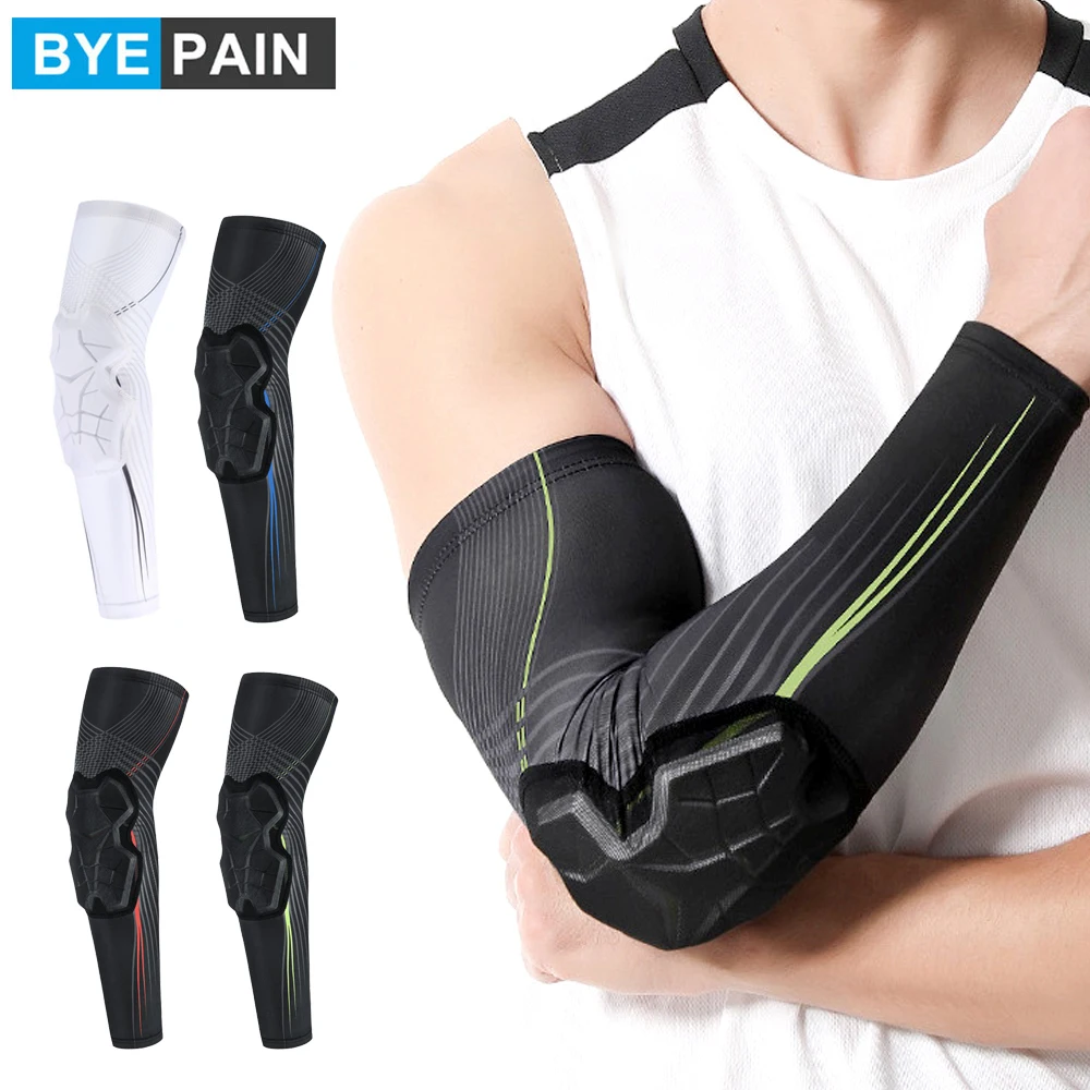 

1Pcs Elbow Pads with Padded Compression Shield Shape Arm Sleeves for Protection - Suitable for Basketball, Volleyball