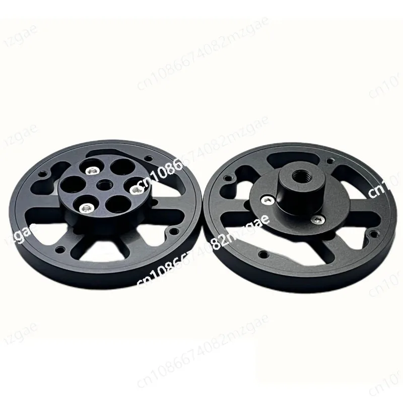 Optical Equatorial Mount Adapter Plate Black/Silver Color Randomly Supports EQ3EQ5 and Supports 3/8 Tripod
