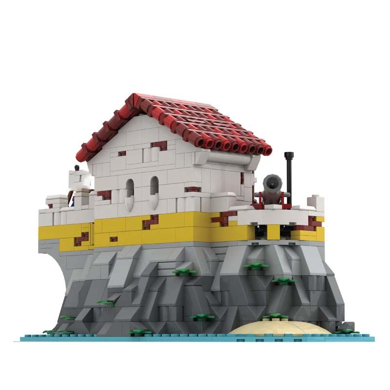 872PCS  Pirate Fortress Construction Set - Educational MOC Bricks Toy, Ideal for Holidays