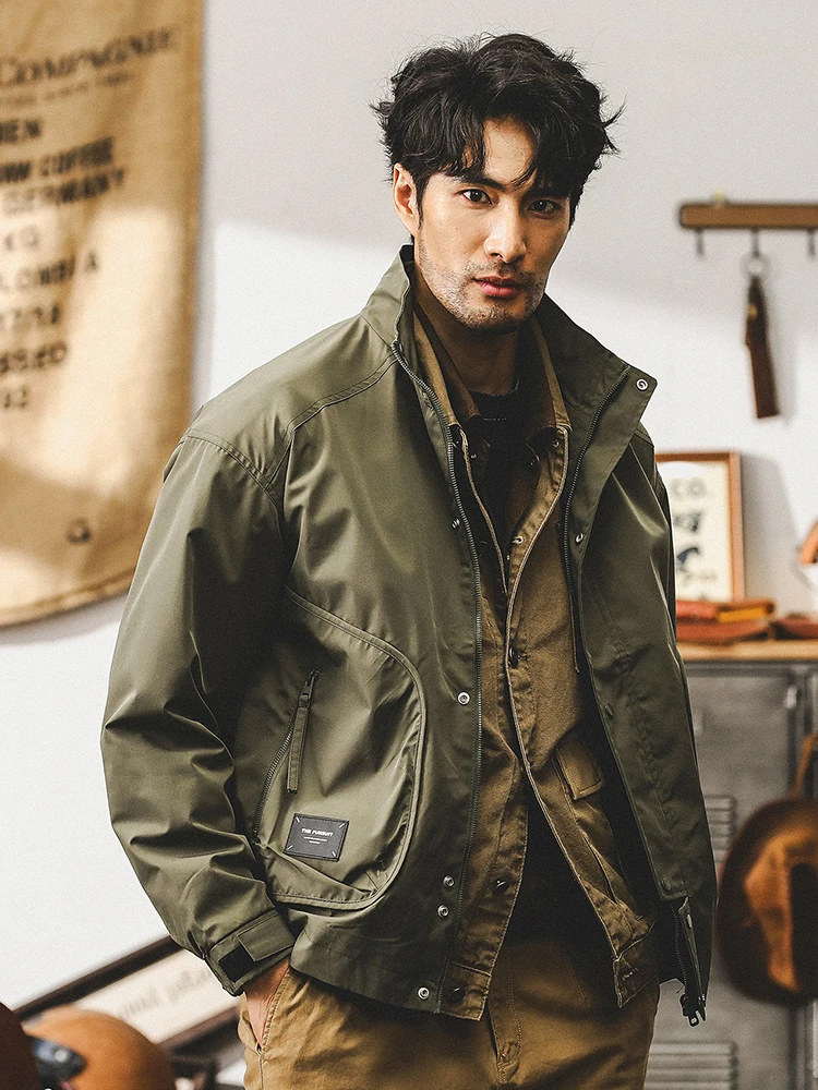 

American Retro Workwear Jaet Men's Loose Casual Camouflage Cotton-filled Jaet Autumn Season Outdoor Youth Faion