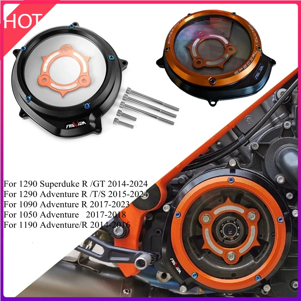 

Engine Protector Guard Clutch Cover For KTM 1290 Super Duke（R/GT) 2014-2024 1290 Advenlture（S/R/T) 1090 1050 1190 Adventure R