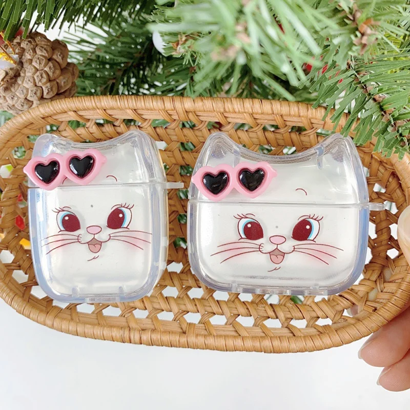

Cat Ear Sunglasses Cat Headphone Cover Suitable for Appleairpods3/4Cute Pendant ShellPRO3/PROAnti-Fall