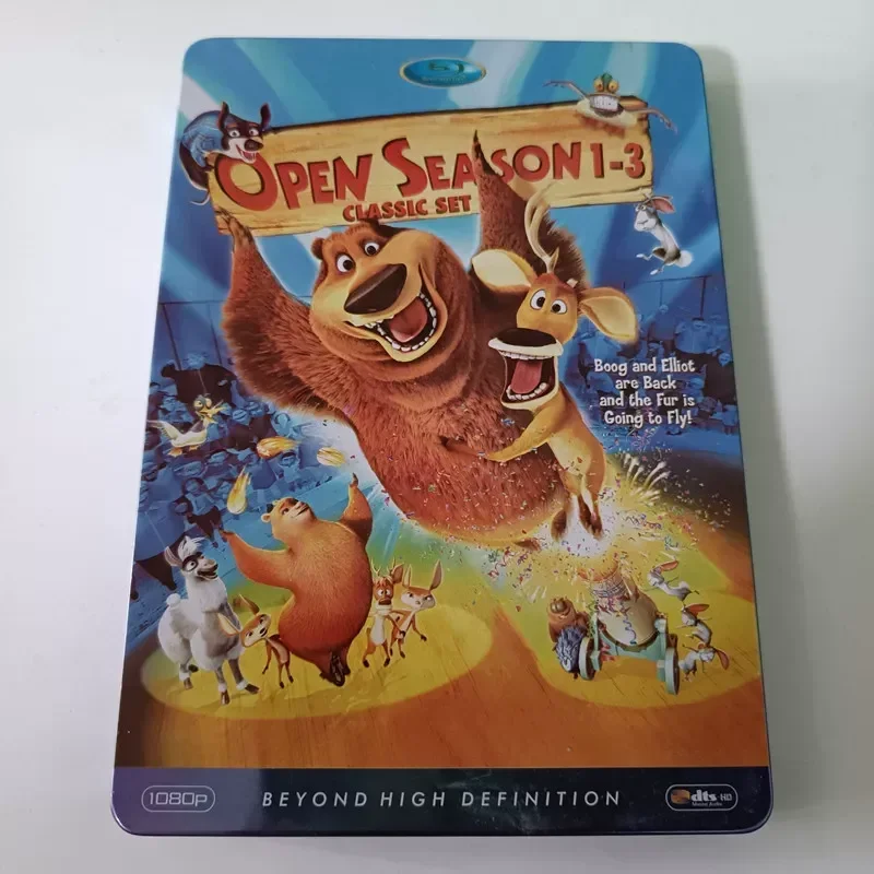 High Definition DVD-9 Disc 1 to 3 Classic Sets Three-Disc Iron Box