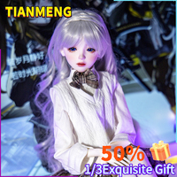 RENHEYUOU 50CM BJD doll realistic anime doll toy software model cartoon doll gift high-quality anime doll movable