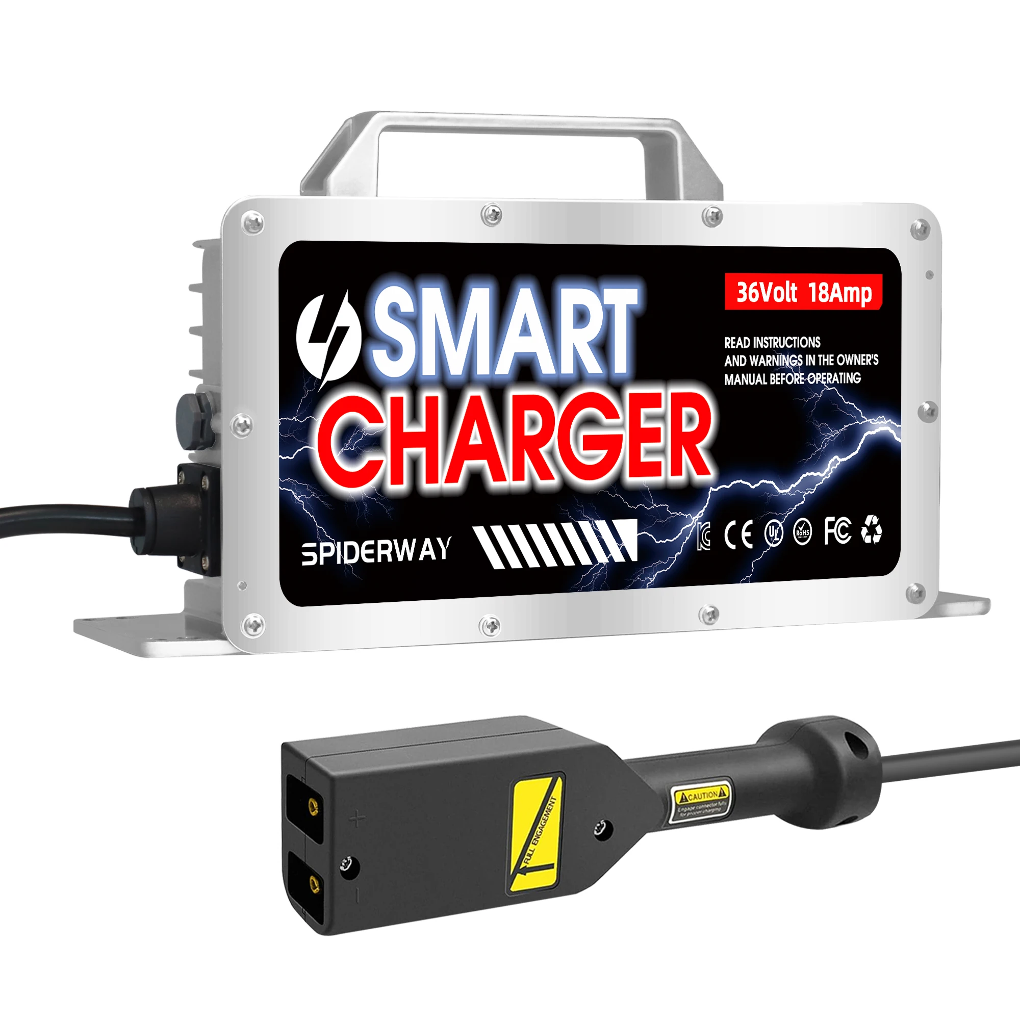 

Зарядное устройство для гольф-кара, 36 В, 18 А, вилка типа D для медалиста EZGO TXT