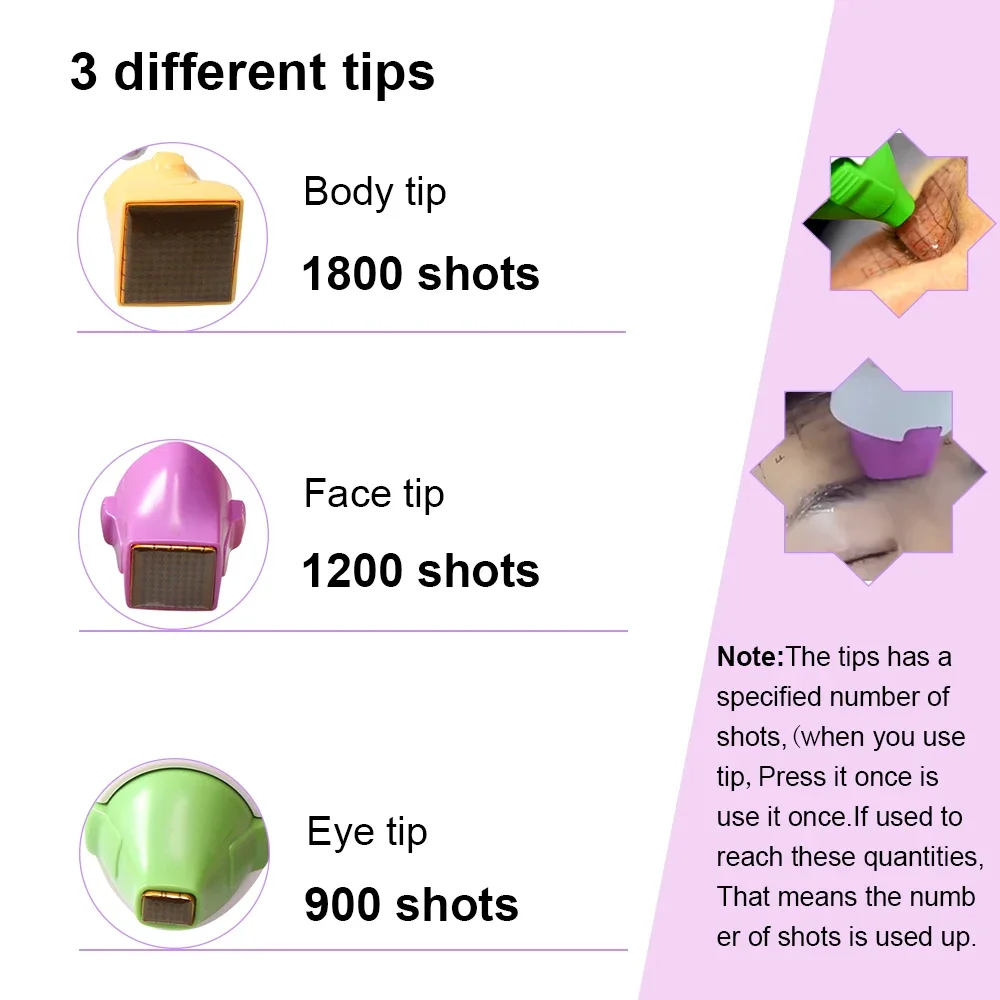 3 In 1 Huidverzorging Gezichts Tillen Fractionele Huidverstrakking Machine Strakker Schoonheidsgereedschap Anti Aging Rimpel Remover Apparaat