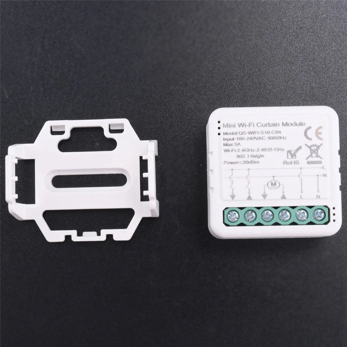 ABZV-Tuya Smart WiFi Vorhangschaltermodul für Rollladen, Elektromotor, Smart Life APP-Fernbedienung