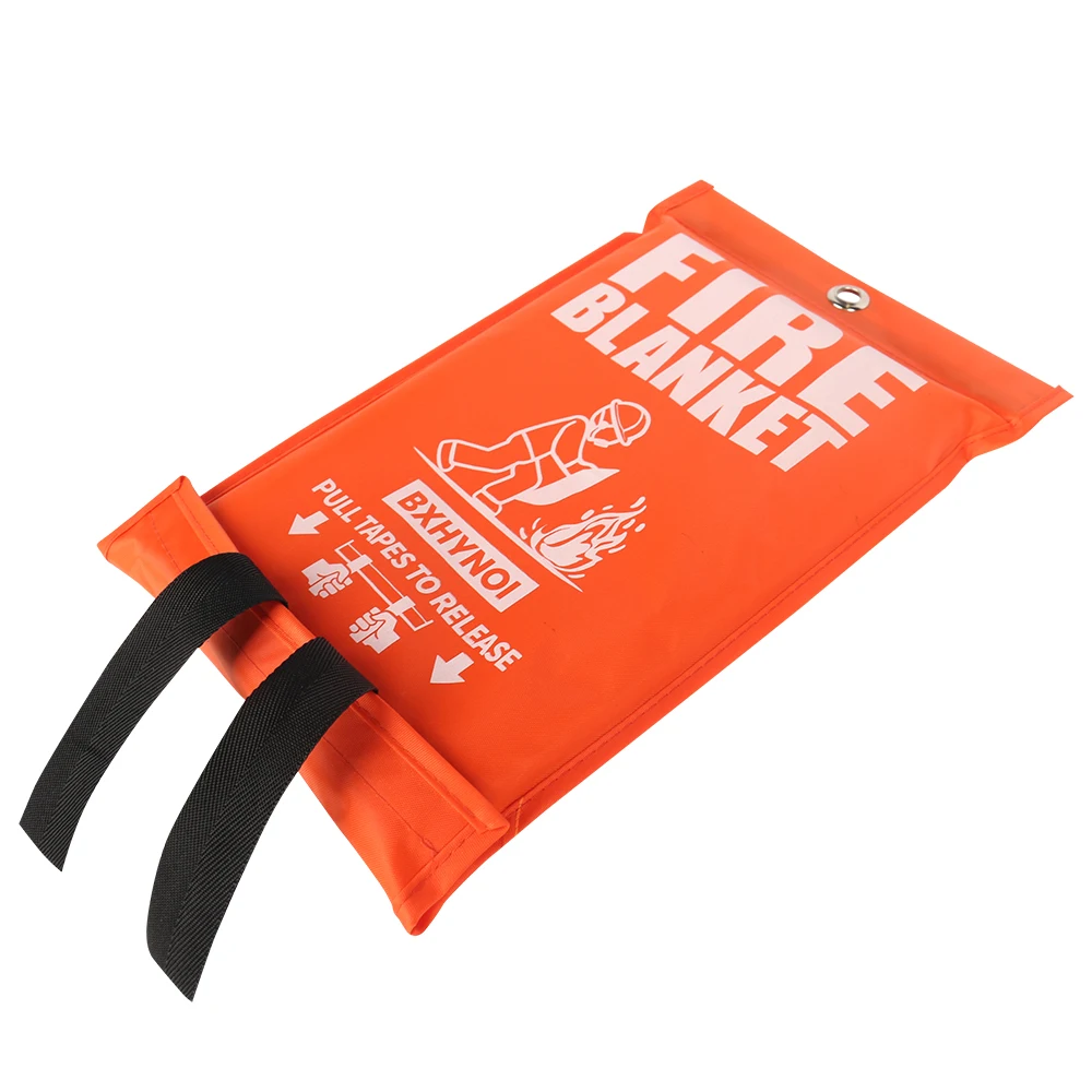 緊急消火ブランケット 1枚入り、40フィート x 40フィートのファイバーグラスブランケット、キッチンや家庭用