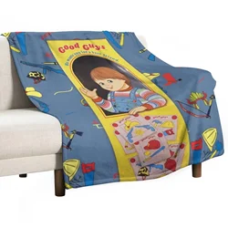 The Good Guys - Childs Play ft. Chucky Throw Blanket Soft Bed Blankets manga