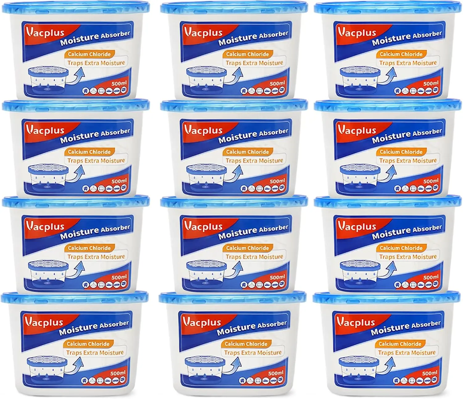 

Moisture Absorbers, 10.5 Oz Humidity Absorber Boxes Attracts Extra Moisture from Your Bathroom