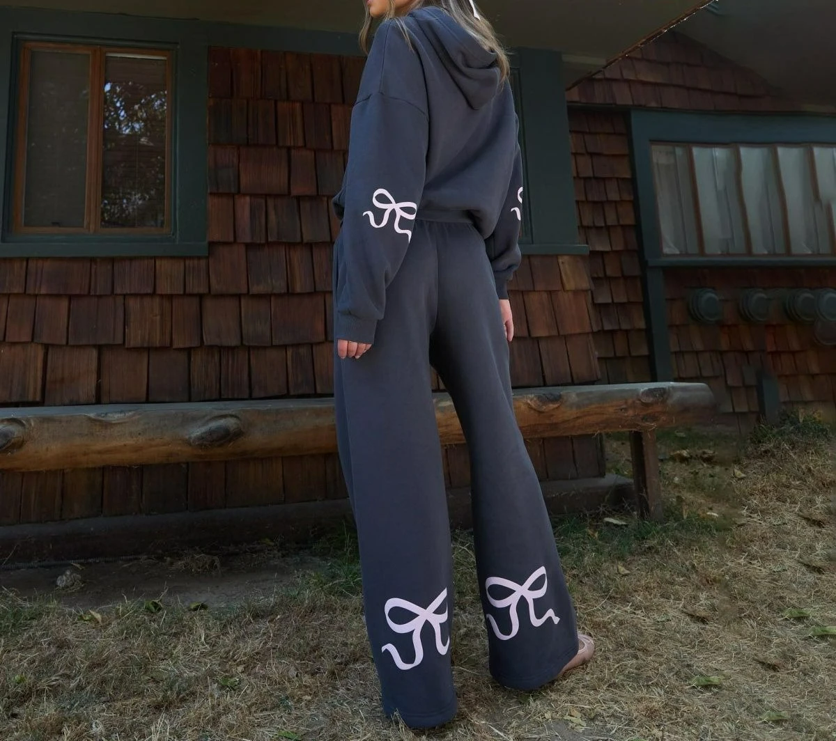 2025 New Autumn and Winter Fashion Casual Hoodie Set Two Piece Set