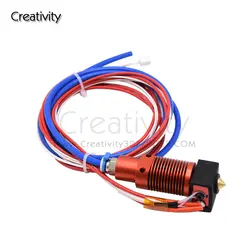 CR-10s Pro 12V/24V 50W Extruder cr10s J-head full metal Hotend Kit 0.4mm Nozzle 100K ohm Thermistor for CR-10S Pro/CR-10S Pro V2