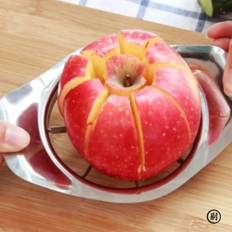 Stainless Steel Comfortable Handle Apple Slicer Fruit Core Remover Use Sharp Slice Reusable Vegetable and Fruit Tools