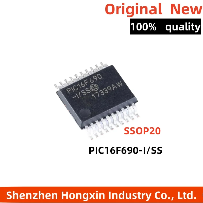 

1pcs new PIC16F689-I/SO 16F 631 677 685 687 16F527 690 T -E/SOPIC16F690-I/SS patch SSOP20 PIC16F690 8-bit microcontroller chip