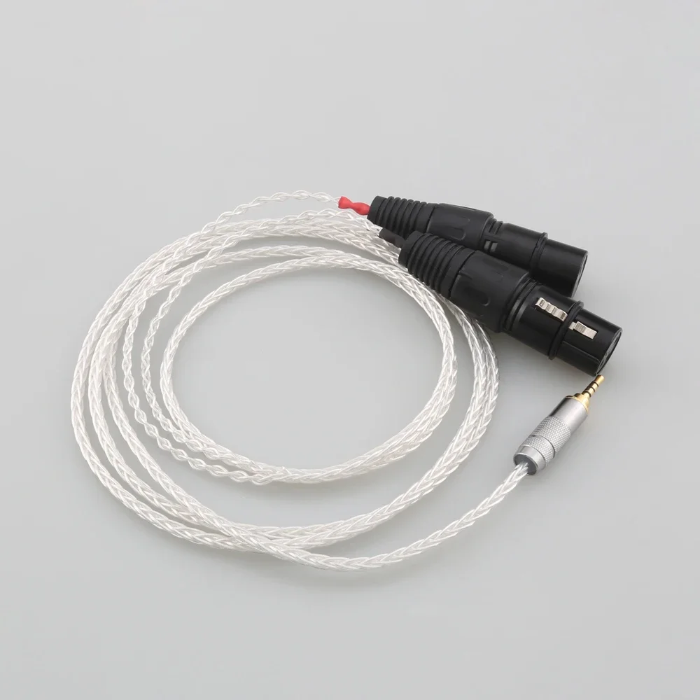 Audiocrast HIFI Hi End 2.5mm TRRS Balanced Male to 2 XLR Male Cable, for Astell&Kern AK100II, AK120II, AK240, AK380, AK320, DP-X