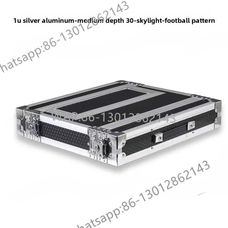 1U Microphone Air Case Receiver Cabinet One To Two Wireless Storage Case Microphone Chassis Aluminum Alloy Mi Case