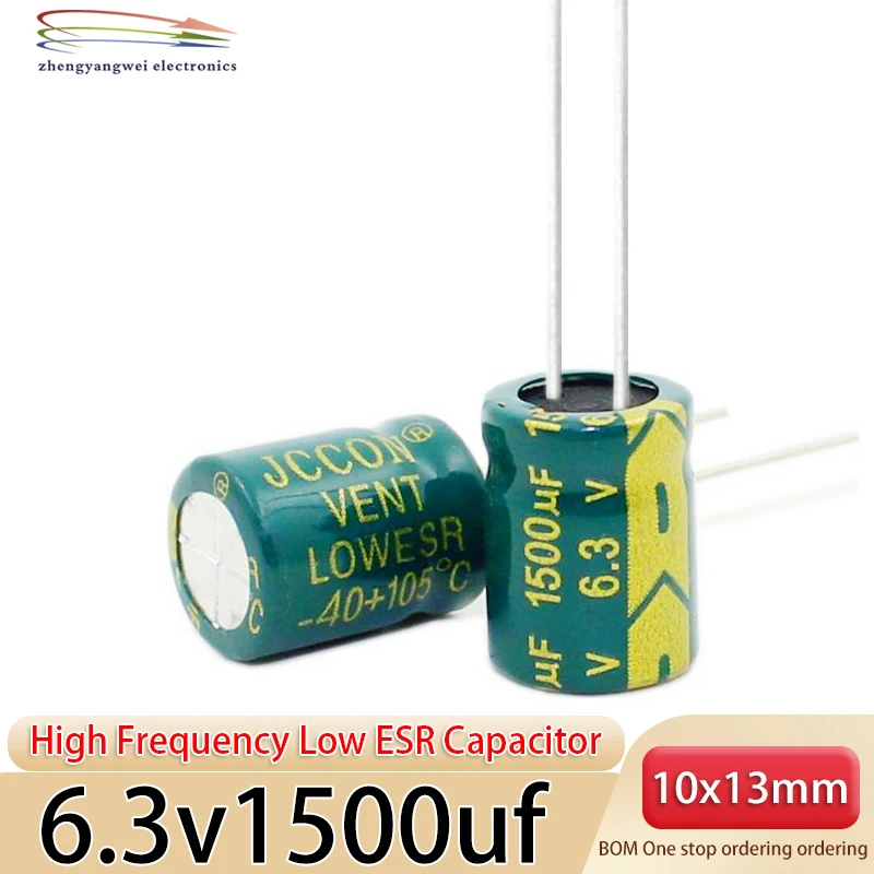 10X13 6.3v1500uf 35v330uf 35v470uf 50v220uf 10PCS 400v10uf 400v15uf สูงความถี่ความต้านทานต่ําCapacitor