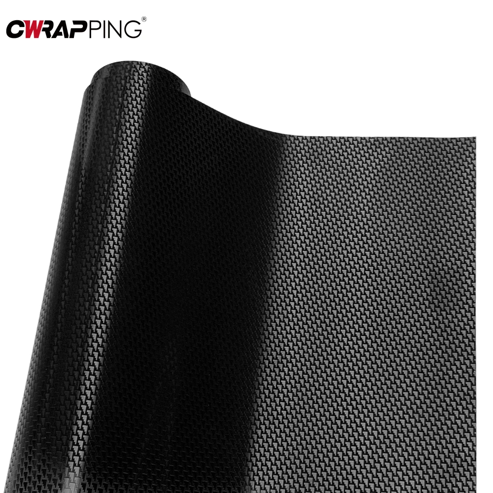 PET Forged Carbon Fiber Film Aircraft Pattern Plated Vinyl Wrap Stickers Console Computer Laptop Skin Car Decorate Accessories