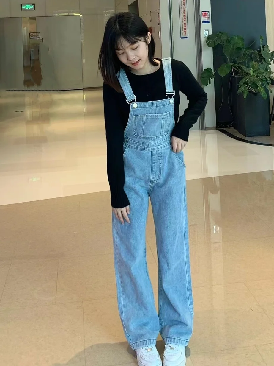 

Королевские синие комбинезоны-трубы, расклешенные большие размеры, карманы-спагетти, принт с буквенным принтом, плюс повседневная молния, прозрачный клапан с открытой спиной, осень