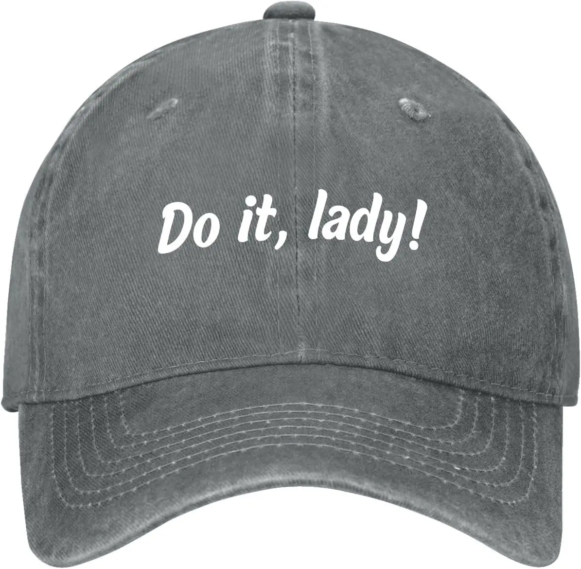 

Do It Lady Chit Hat for Mens Cool Washed Distressed Baseball Caps