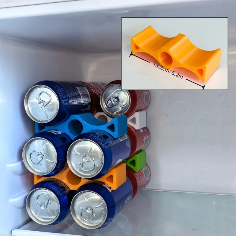 Practical 3D Printed Can Stacker Organizer Plastic Stable Beverage Can Holder Space Saving Stack Storage Rack Pantry