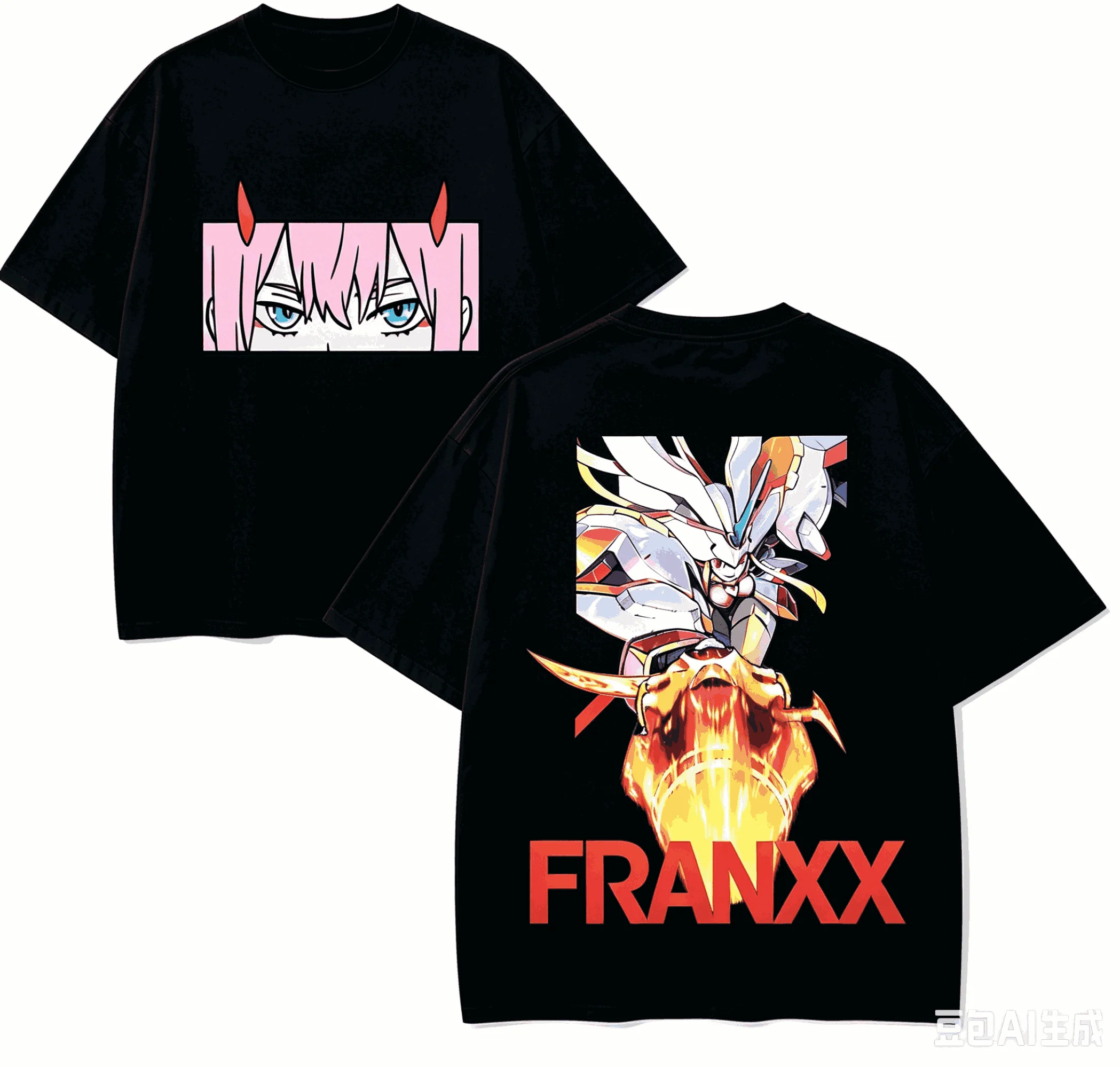 Darling in the Franxx Zero Anime Lover T-shirt Harajuku Cotton New