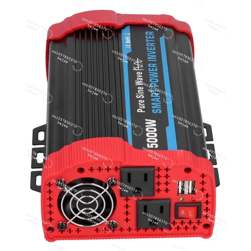 Power Inverter Pure Sine Wave Universal 5000W Peak DC12V To 110‑120V for Automotive