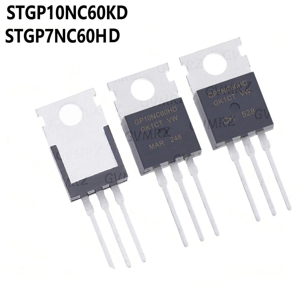 5/10pcs TO-220 STGP10NC60KD STGP7NC60HD STGP10NC60 STGP7NC60 TO-220 transistor