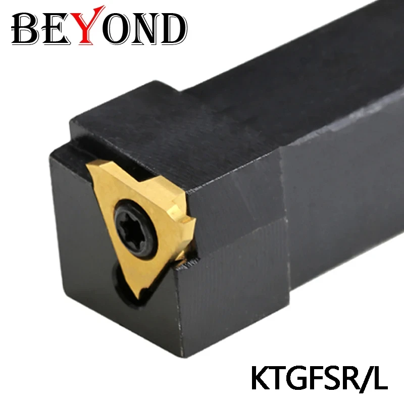 ALÉM-Slotting Turning Tool Holder, KTGFSL1212H16, KTGFSL1616H16, KTGFSL2020K16, KTGFSL2525M16, KTGFSR16H16, KTGFSR, 10mm, CNC