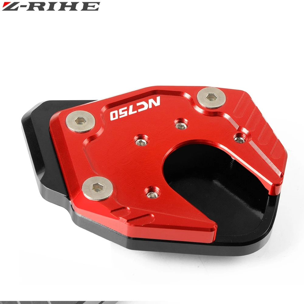 For HONDA NC750X NC 750X NC750 X 2017 2018 Motorcycle Accessories CNC Aluminum Kickstand Sidestand Stand Extension Enlarger Pad