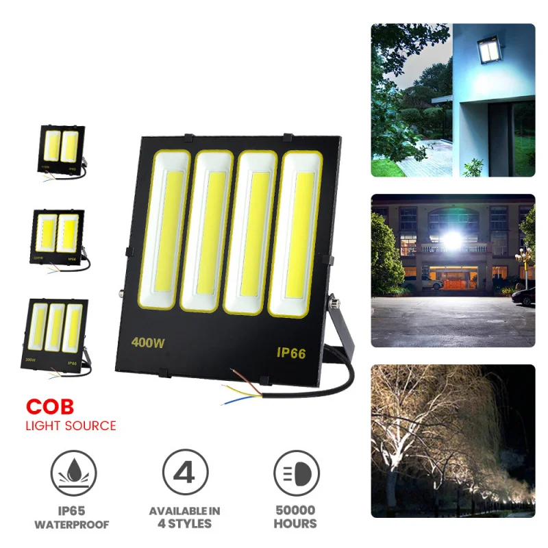 

Outdoor Waterproof Floodlight AC85-265V Wide Voltage 50W 100W 150W 200W