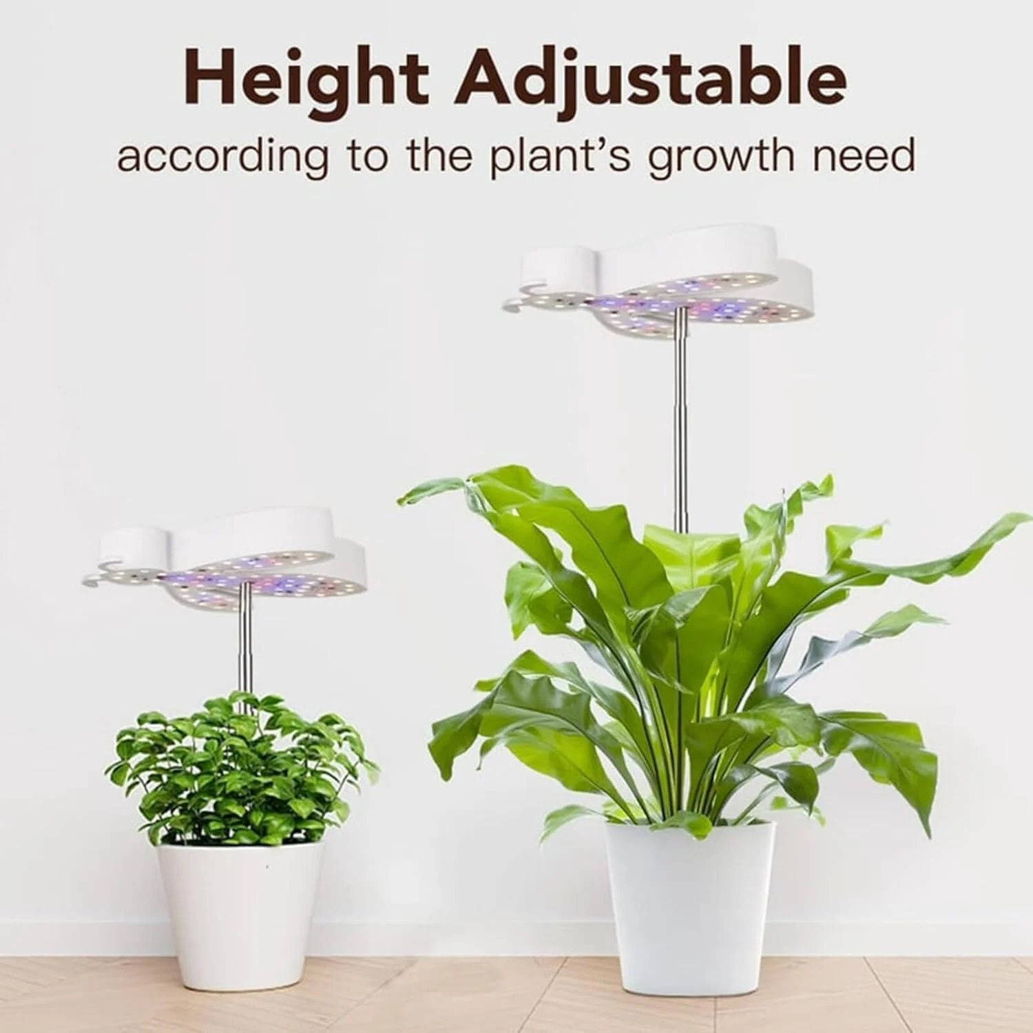 1PC Little Bee Plant Growth Lamp USB Full Spectrum Hydroponics Dimmable Timing Control 4/8/12Hours Flower Plants LED Phyto Lamp