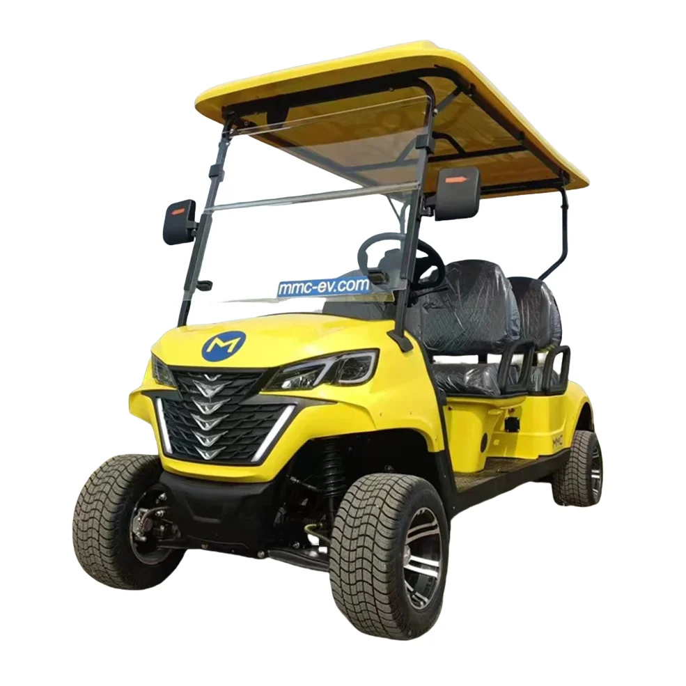 Various styles of 4WD 2+2 seat electric golf cart chassis armored paint resistant to corrosion and scratches