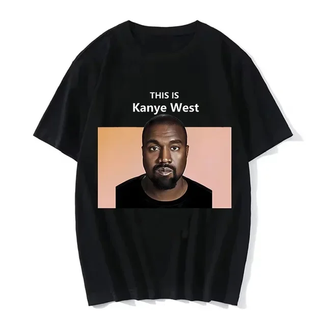 ROCK BAND. Men's Best Black T Shirt Kanye AMD West Concert Short Sleeve Pattern Design Gift Memorial