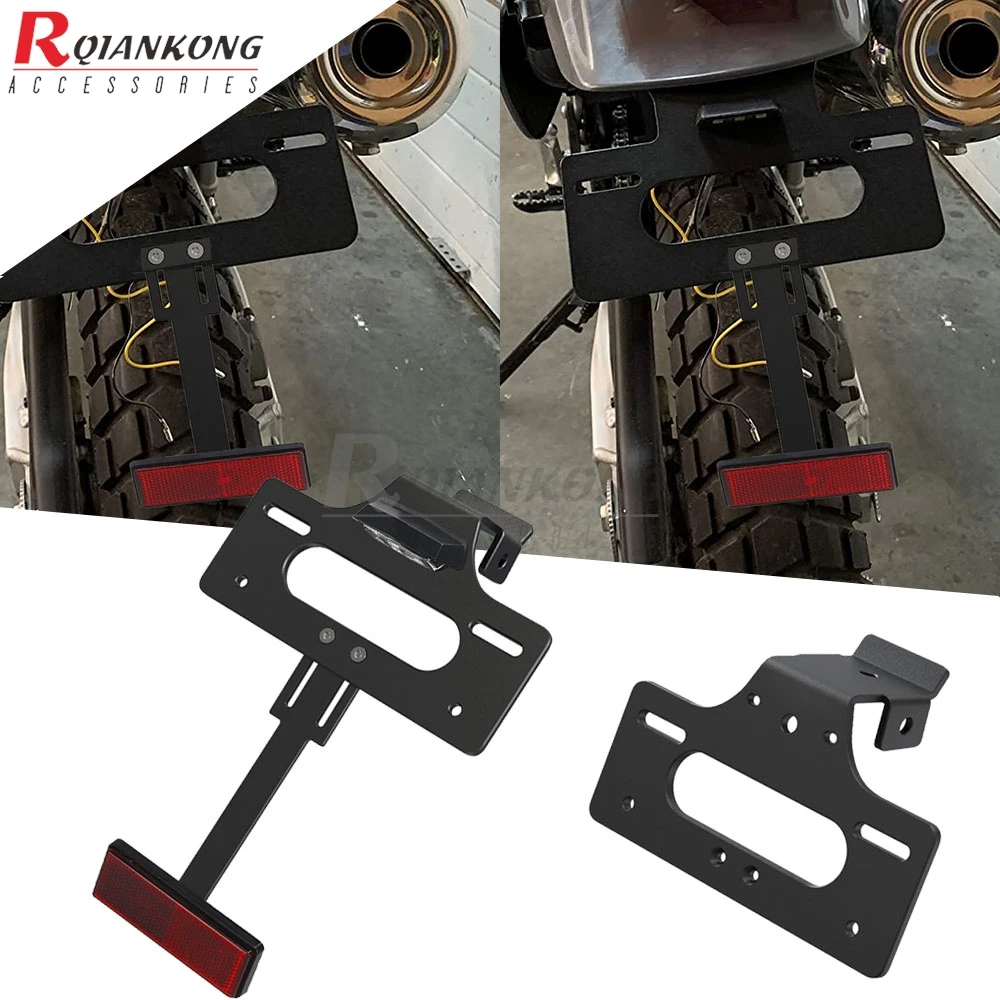 

Motorcycle Rear License Plate Holder Tail Light Bracket Fender Eliminator FOR HONDA CRF300L ABS&RALLY CRF 300 L 2021-2022-2023