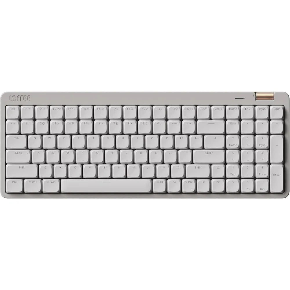 

Flow Lite 100 Keys Low Profile Mechanical Keyboard, Swappable Rechargeable Wireless Keyboard with 2.4G Receiver, Bluetooth