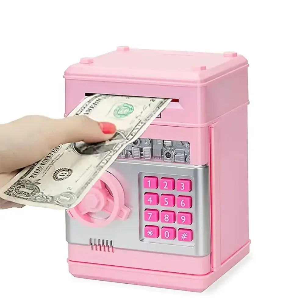 New Plastic Electronic Piggy Bank Electronic Password Counter Code Saving Money Box 6 Colors Coins Cash Saving Kid Gifts