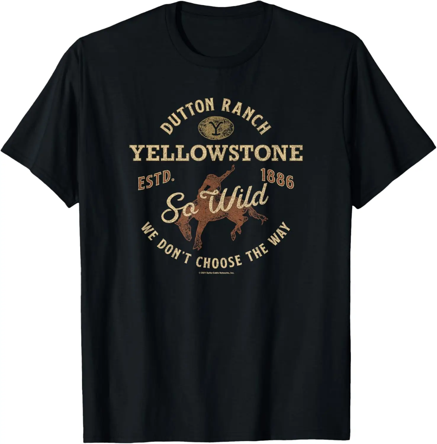 Yellowstone Dutton Ranch So Wild Logo T-Shirt