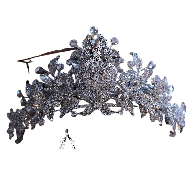 high-luxury-atmosphere-three-dimensional-flash-diamond-flower-bridal-wedding-headgear-double-combination-crown