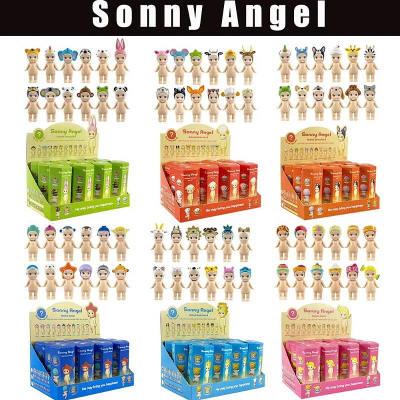 소니엔젤 랜덤박스 미스터리 토이 수집용 피규어 모델 애니메이션 장식품 남아 여아 1세대 2세대 3세대 4세대 시리즈 스위츠 마린