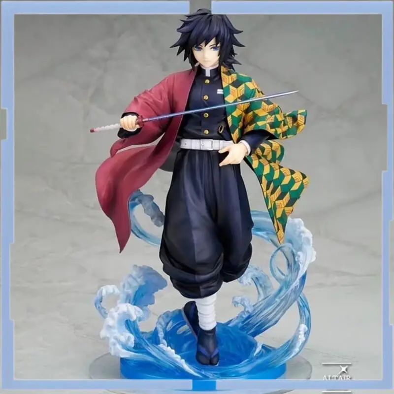 شيطان القاتل الطرفية Tomioka Giyuu الديكور حامل سطح المكتب الديكور الإبداعية الكرتون جديد Kawaii الساخن بيع هدية عيد