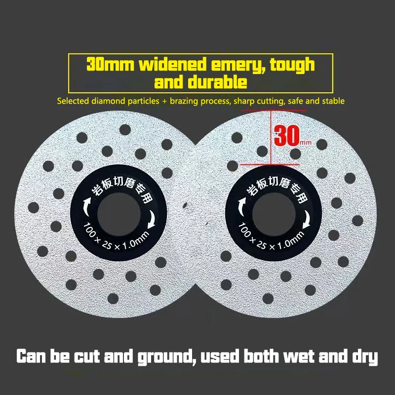 3.93 Inch Marble Machine Angle Grinder 100mm Diamond Dry Cutting Disc Slabs Porcelain Ceramic Tile Thin Cutting Blade Discs