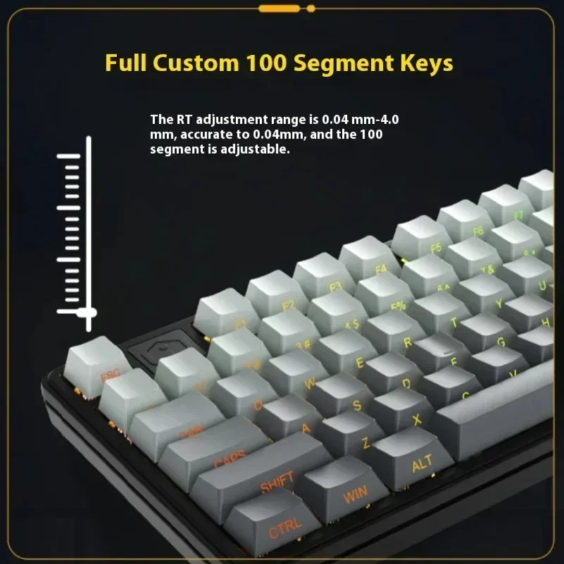 Imagem -03 - Irok N87 Pro Teclado Mecânico 87 Teclas com Fio E-sports Fps Personalizado Escritório Interruptor Magnético