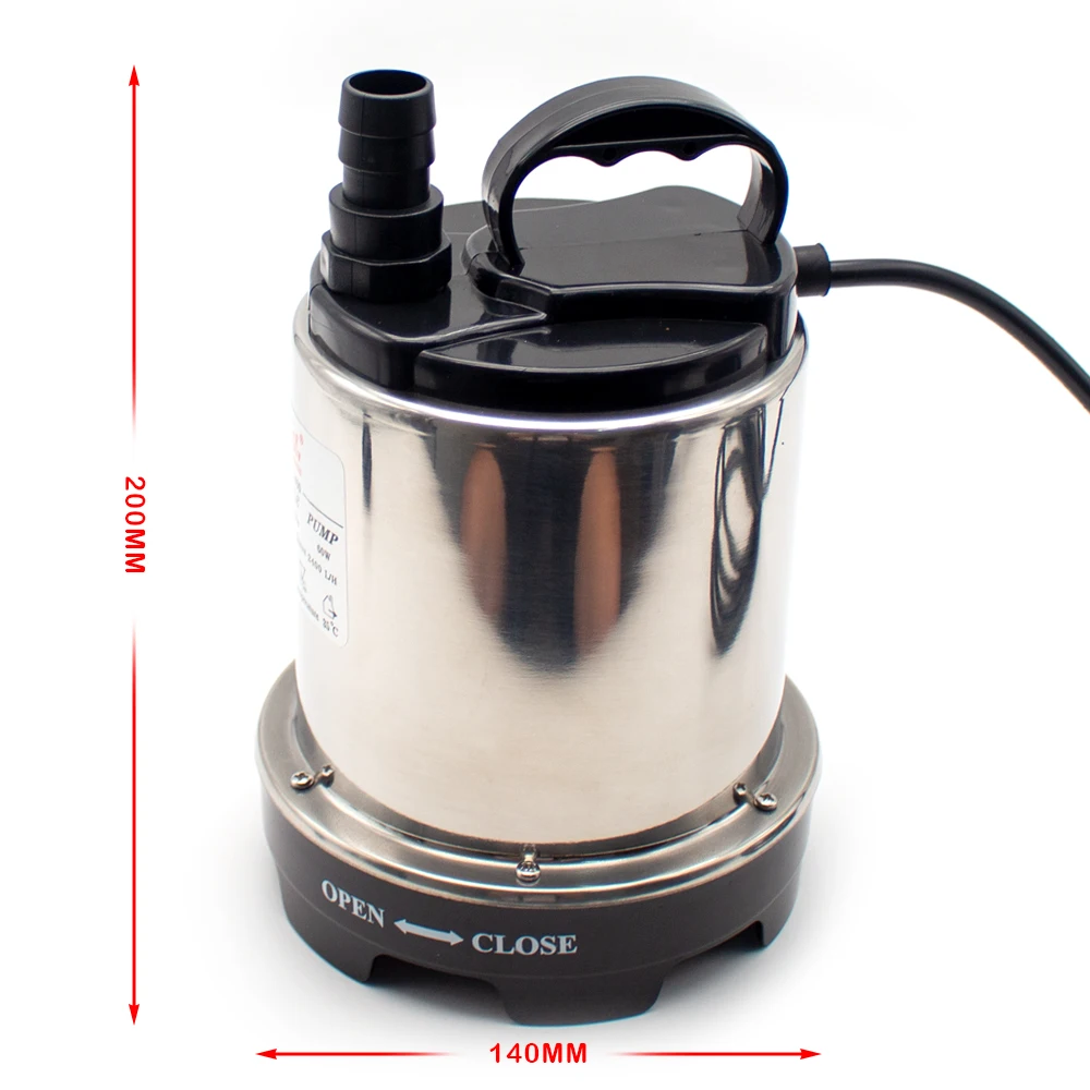 220V Multi-Function สแตนเลส Submersible ปั๊ม2400L/H Lift 2.6M Y